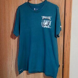 NFL ON FIELD APPAREL THE NIKE TEE EAGLES DRI FIT TEE MEN'S SIZE L